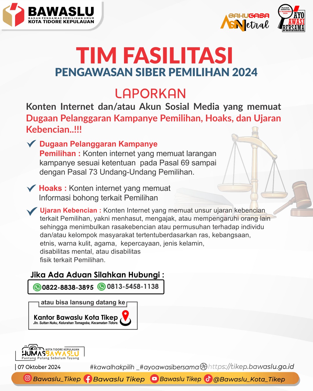 Berita Bawaslu Tidore