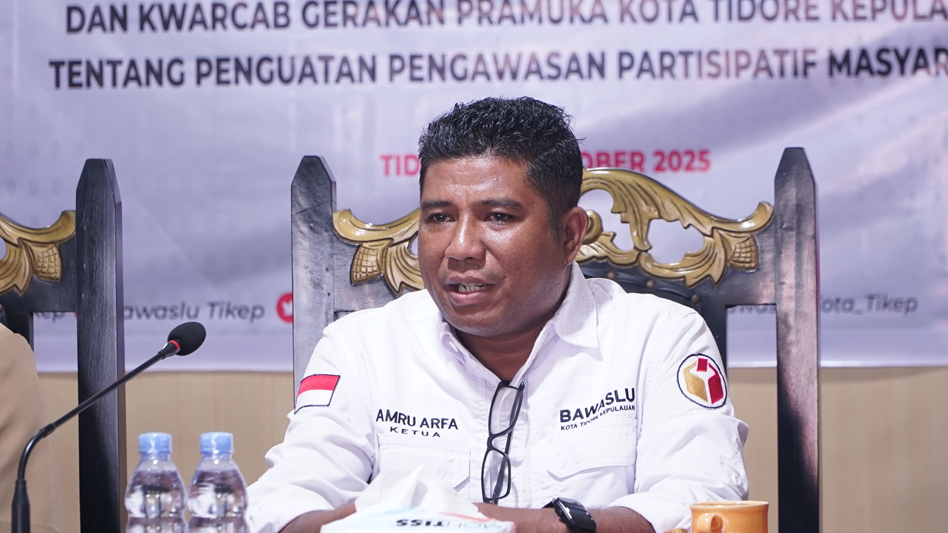 Ketua Bawaslu Tidore Amru Arfa, SH.